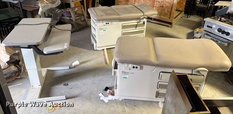 image for item DU9182 (2) Ritter 204 examination tables