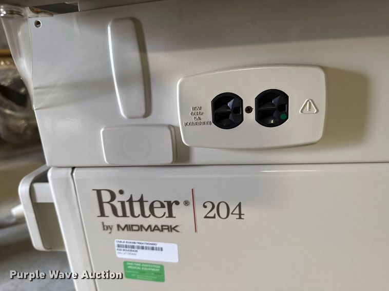 image for item DU9182 (2) Ritter 204 examination tables