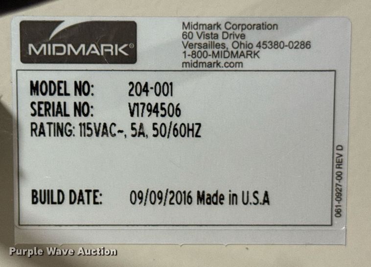 image for item DU9182 (2) Ritter 204 examination tables