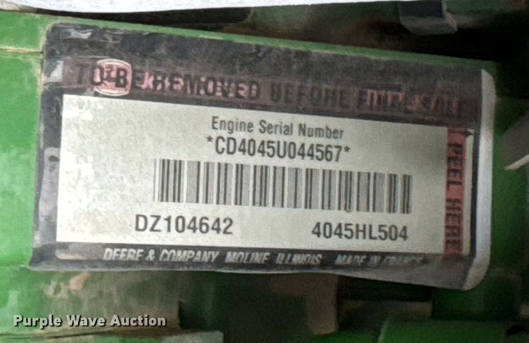 image for item DU9752 John Deere 6145M MFWD tractor