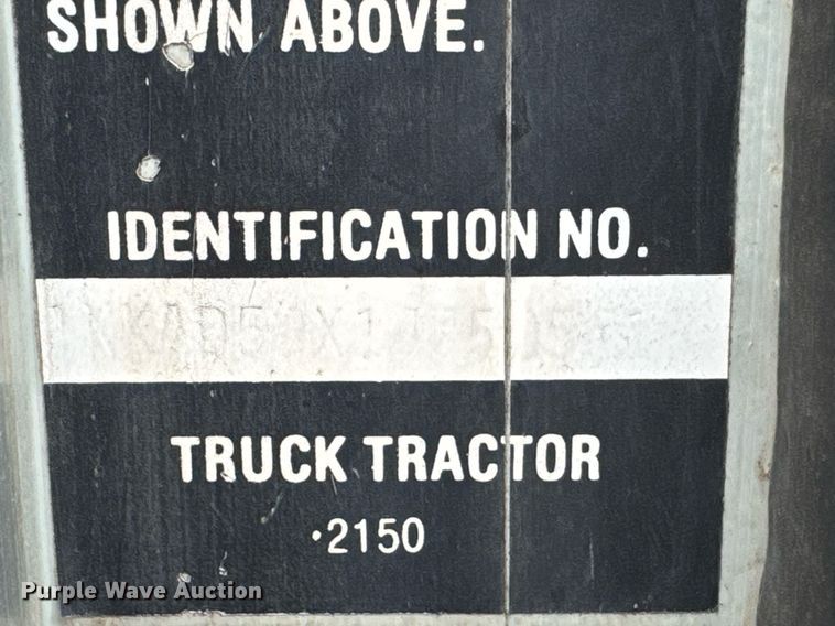 image for item DU9755 1988 Kenworth T60 semi truck