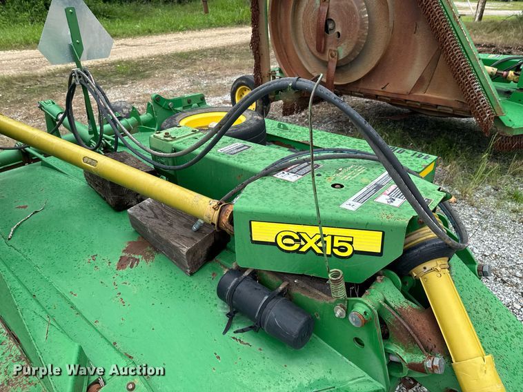image for item DU9758 John Deere CX15 batwing rotary mower