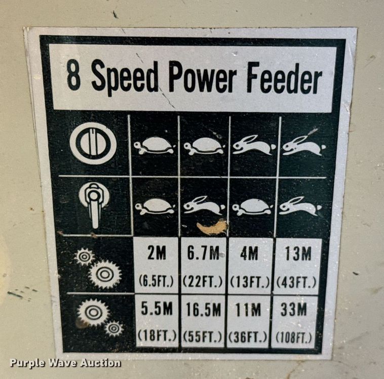 image for item DU9767 SCMI T110 shaper and power feeder