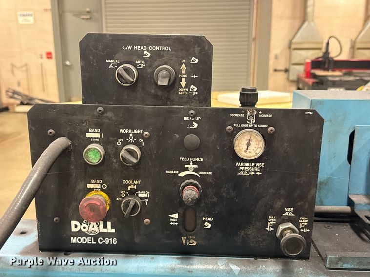 image for item DU9772 DoAll C-916S metal band saw