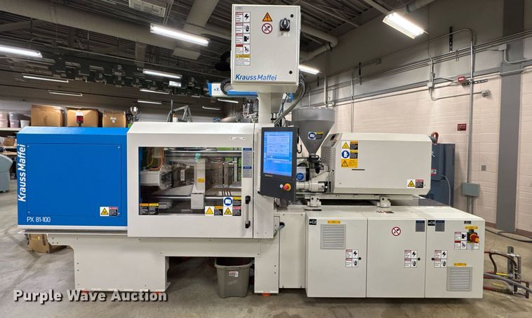 image for item DU9773 2017 KraussMaffei KM-81-100-PX injection molding machine