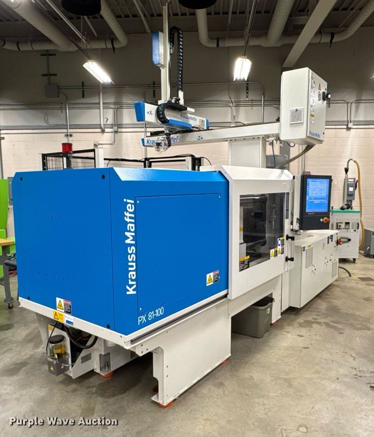 image for item DU9773 2017 KraussMaffei KM-81-100-PX injection molding machine