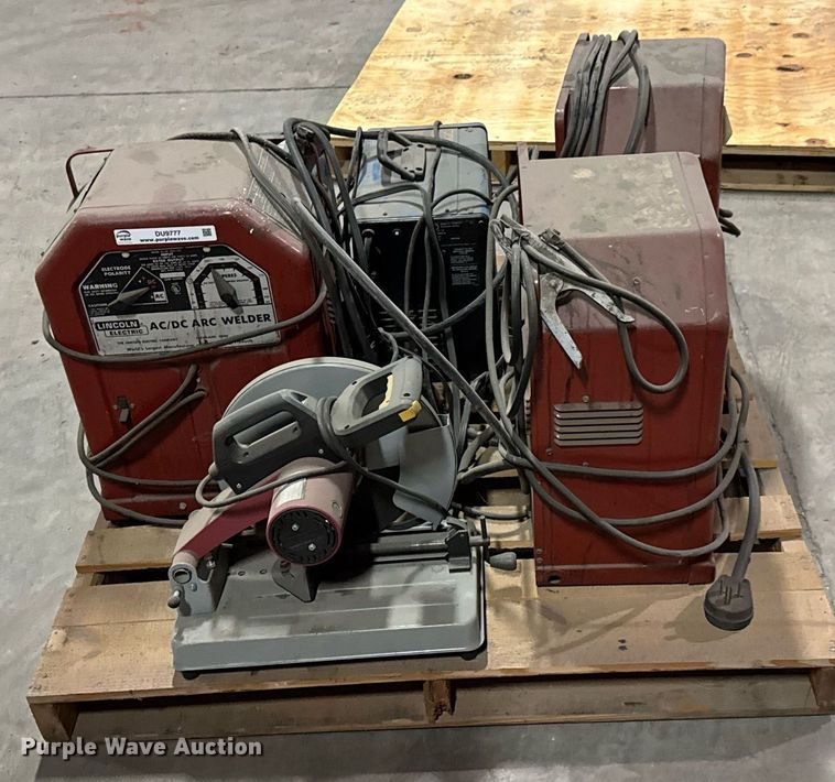 image for item DU9777 (5) welders & chop saws