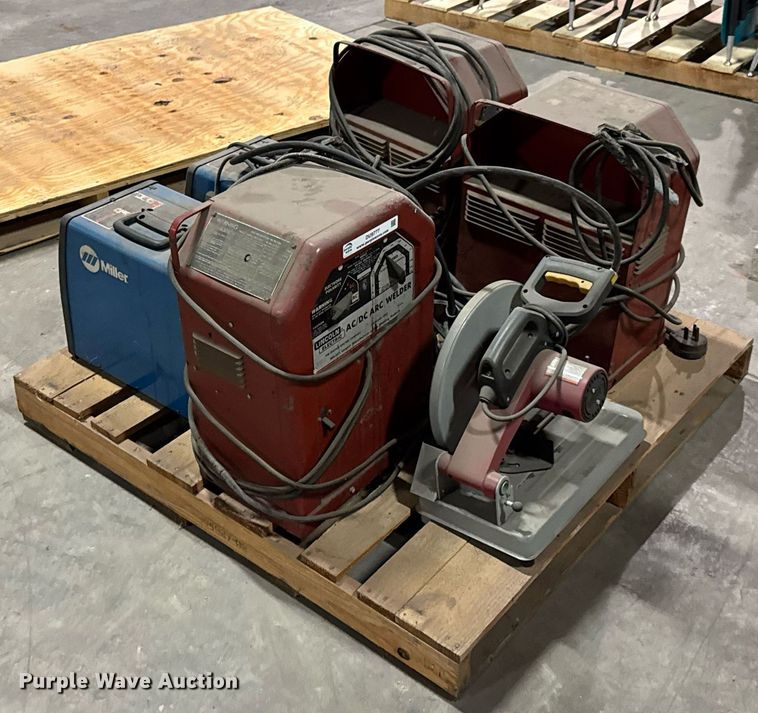 image for item DU9777 (5) welders & chop saws