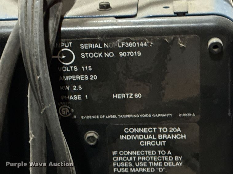 image for item DU9777 (5) welders & chop saws