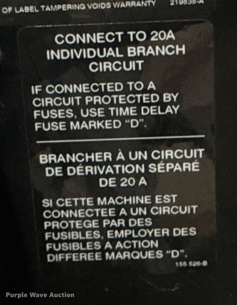 image for item DU9777 (5) welders & chop saws