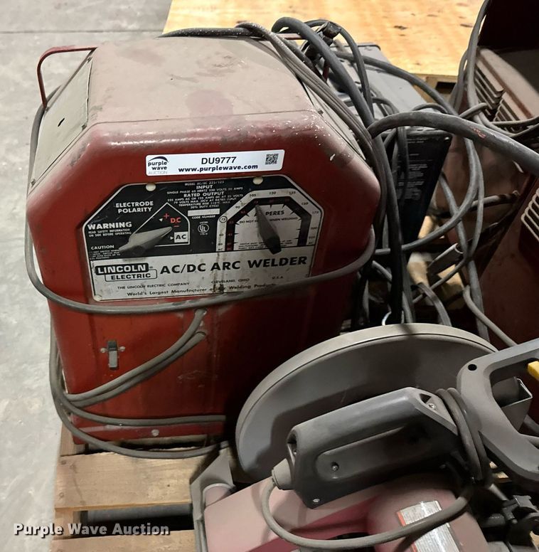 image for item DU9777 (5) welders & chop saws