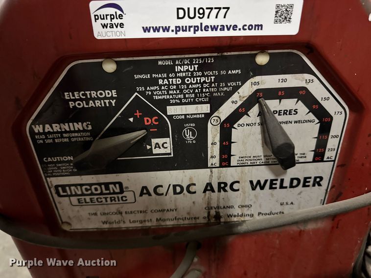 image for item DU9777 (5) welders & chop saws