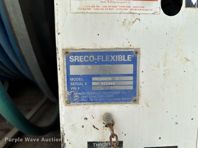 image for item DV2701 1993 Ford F700 sewer jetter truck