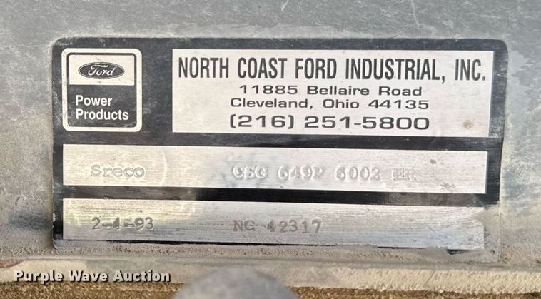 image for item DV2701 1993 Ford F700 sewer jetter truck