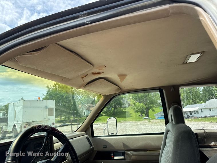 image for item DV2704 1993 Chevrolet Cheyenne 3500 Ext. Cab dump flatbed pickup truck