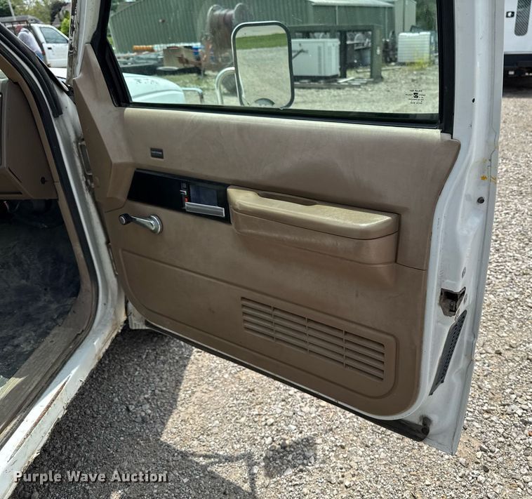 image for item DV2704 1993 Chevrolet Cheyenne 3500 Ext. Cab dump flatbed pickup truck