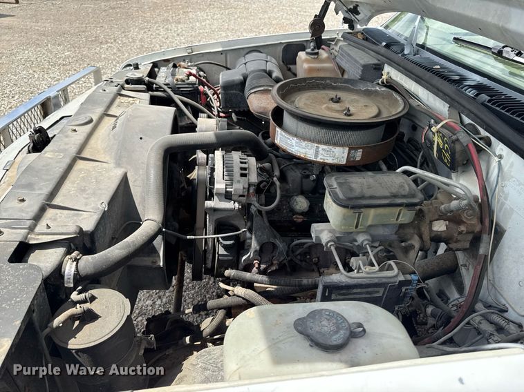 image for item DV2704 1993 Chevrolet Cheyenne 3500 Ext. Cab dump flatbed pickup truck