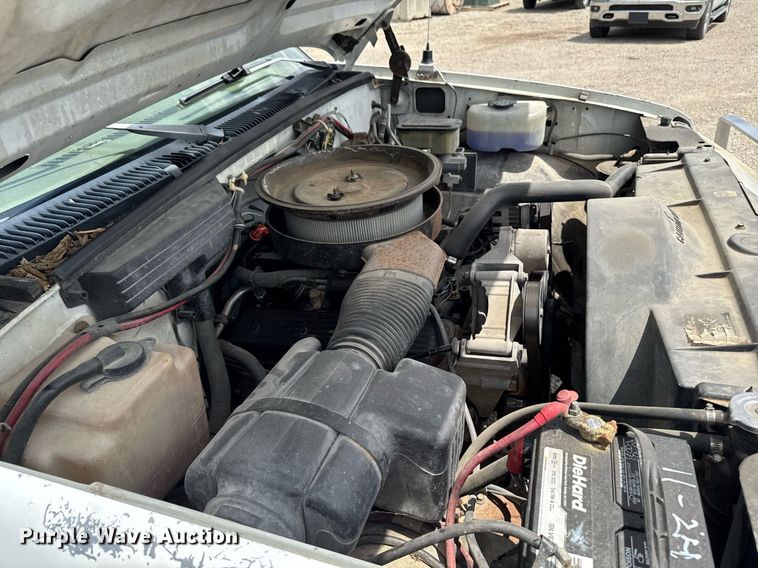 image for item DV2704 1993 Chevrolet Cheyenne 3500 Ext. Cab dump flatbed pickup truck