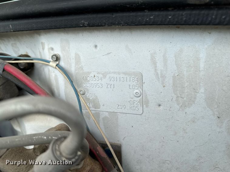 image for item DV2704 1993 Chevrolet Cheyenne 3500 Ext. Cab dump flatbed pickup truck