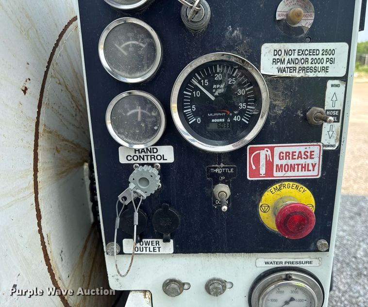 image for item DV4130 2016 O'Brien 7040-SC sewer jetter trailer