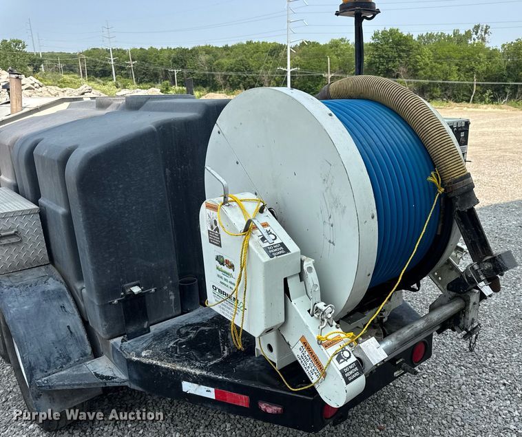 image for item DV4130 2016 O'Brien 7040-SC sewer jetter trailer