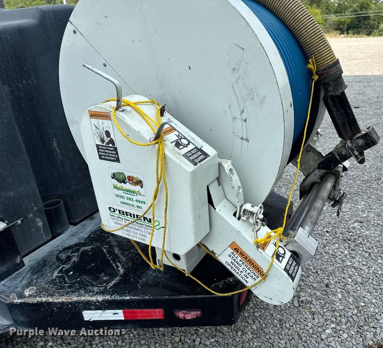 image for item DV4130 2016 O'Brien 7040-SC sewer jetter trailer