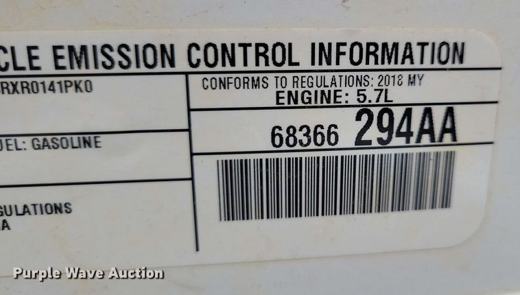 image for item DX6969 2018 Dodge Charger Police 