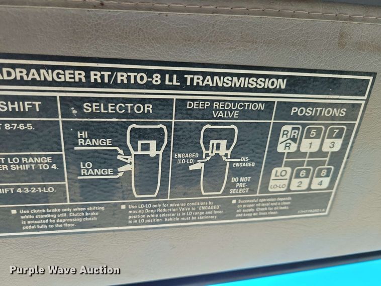 image for item DX6976 2000 Sterling LT9500 dump truck