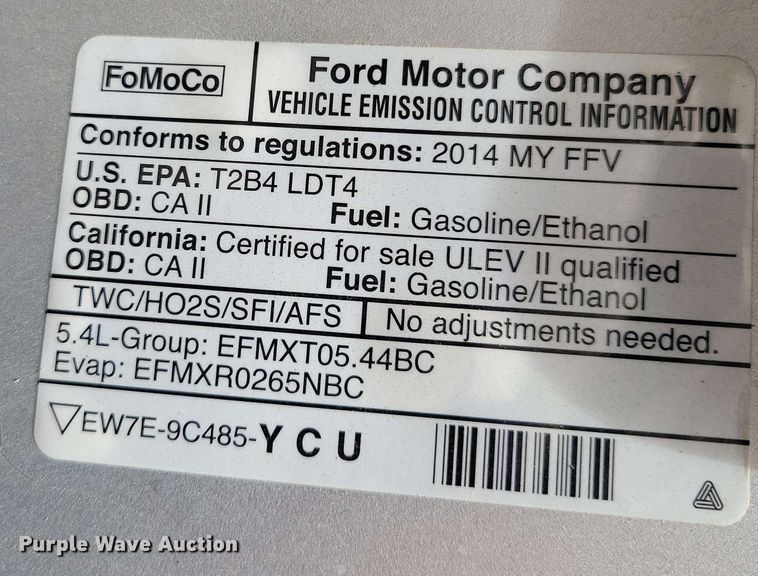 image for item DX6986 2014 Ford Expedition  SUV