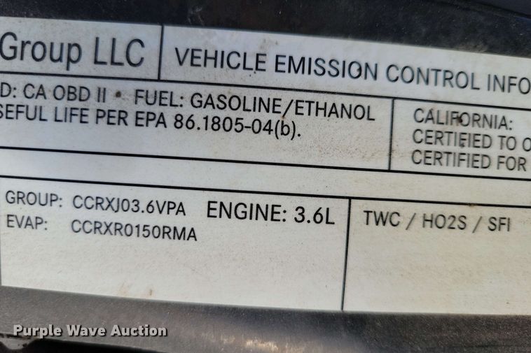 image for item DX6987 2012 Dodge Grand Caravan Crew van