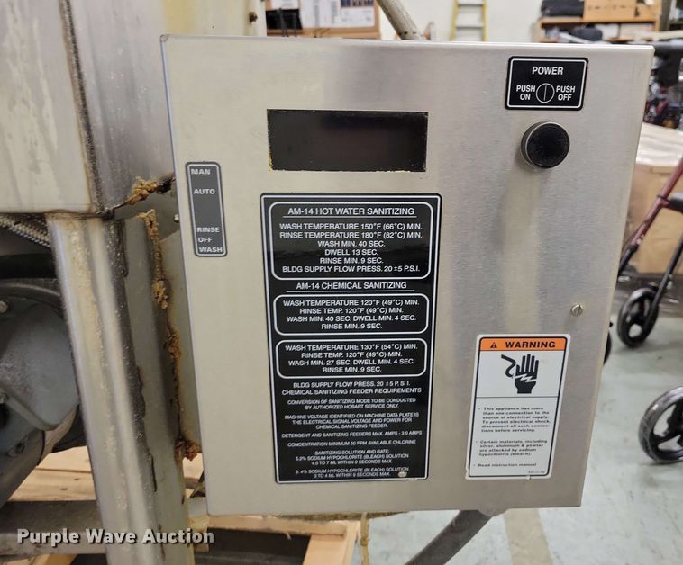 image for item DX6989 Hobart AM14 dishwasher