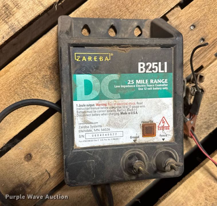 image for item DY0123 Zareba electric fence equipment 