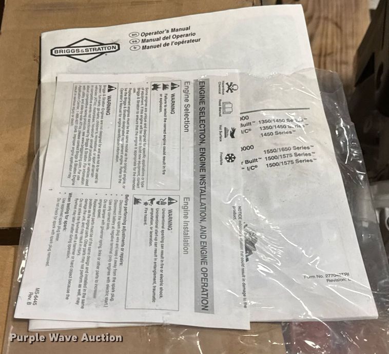 image for item DY0124 Briggs & Stratton 900 Series  engine