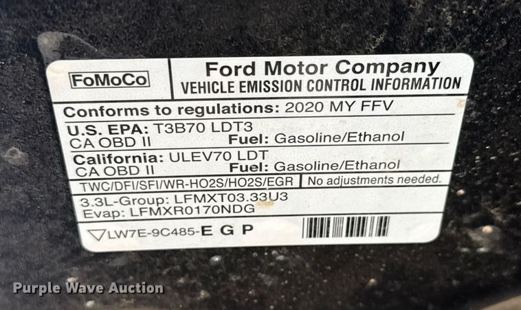 image for item DY0129 2020 Ford Explorer Police Interceptor SUV