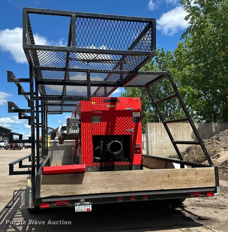 image for item EB2592 2008 PJ utility trailer with instaprime mp 150 water pump