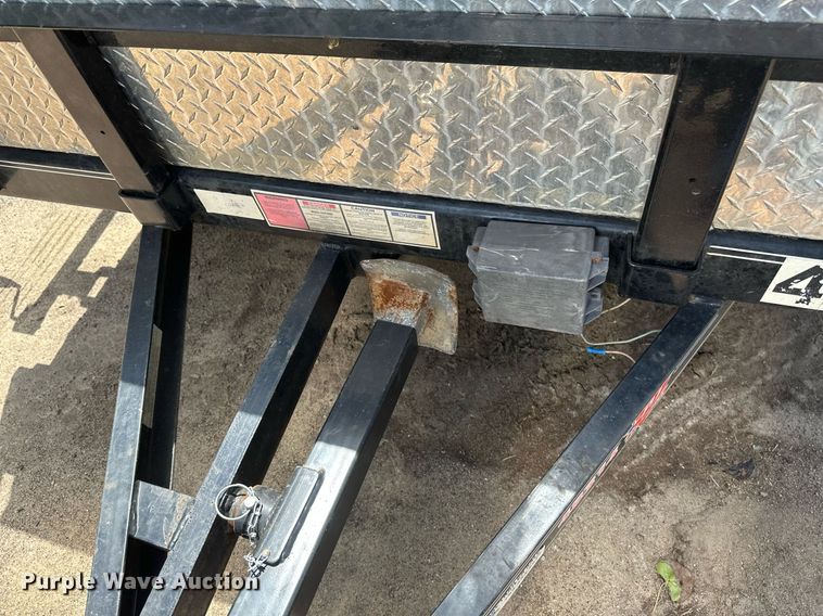 image for item EB2592 2008 PJ utility trailer with instaprime mp 150 water pump