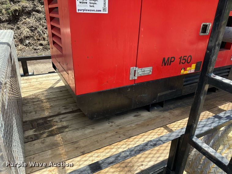 image for item EB2592 2008 PJ utility trailer with instaprime mp 150 water pump