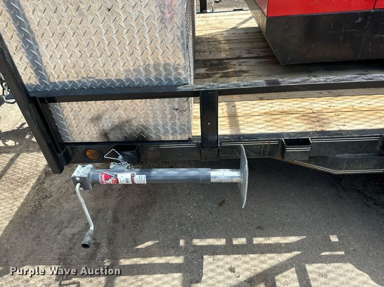 image for item EB2592 2008 PJ utility trailer with instaprime mp 150 water pump