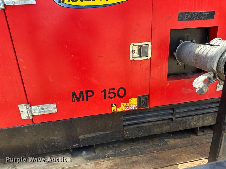 image for item EB2592 2008 PJ utility trailer with instaprime mp 150 water pump