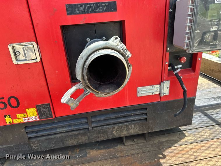 image for item EB2592 2008 PJ utility trailer with instaprime mp 150 water pump