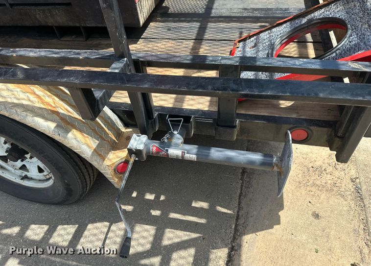 image for item EB2592 2008 PJ utility trailer with instaprime mp 150 water pump