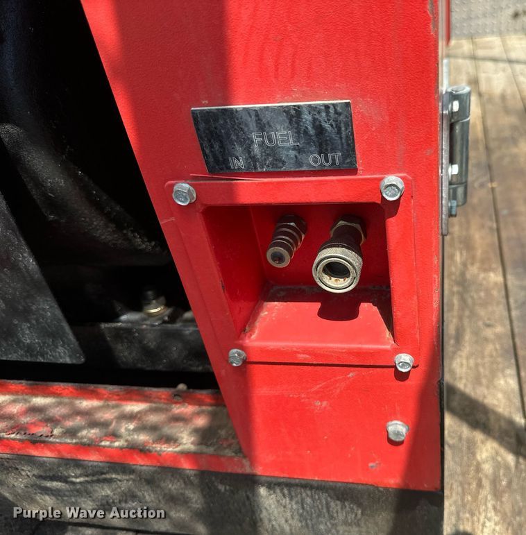 image for item EB2592 2008 PJ utility trailer with instaprime mp 150 water pump