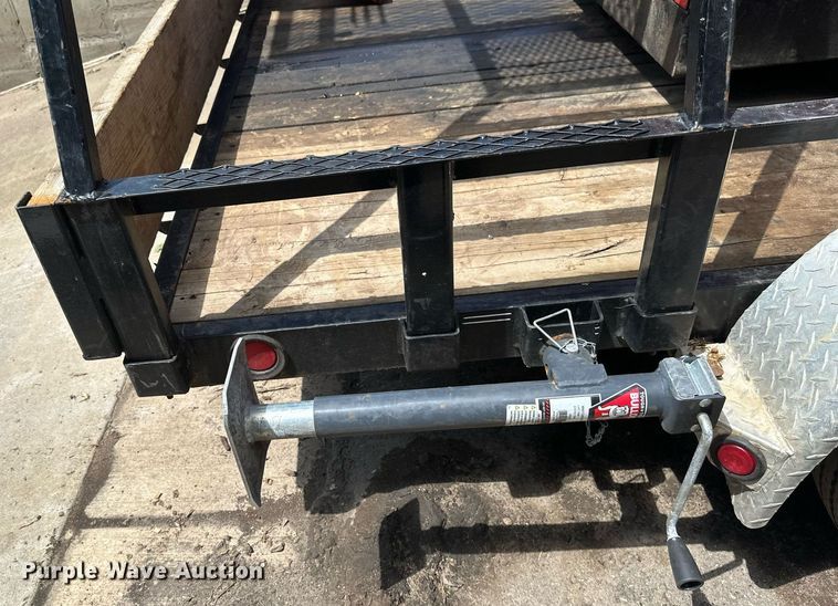 image for item EB2592 2008 PJ utility trailer with instaprime mp 150 water pump