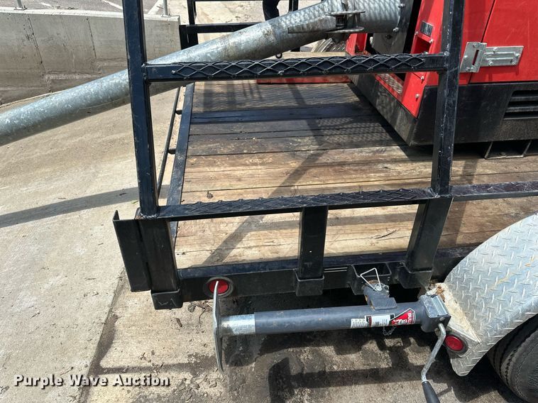 image for item EB2592 2008 PJ utility trailer with instaprime mp 150 water pump