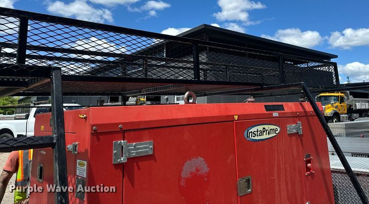 image for item EB2592 2008 PJ utility trailer with instaprime mp 150 water pump