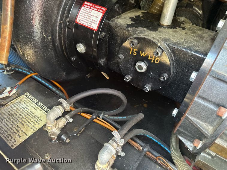 image for item EB2592 2008 PJ utility trailer with instaprime mp 150 water pump