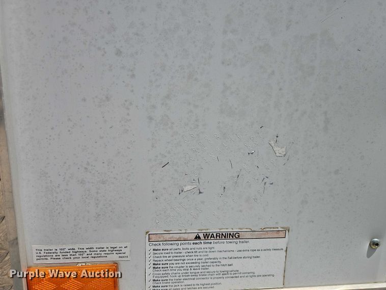 image for item EB8034 2010 Interstate West Corp enclosed cargo trailer