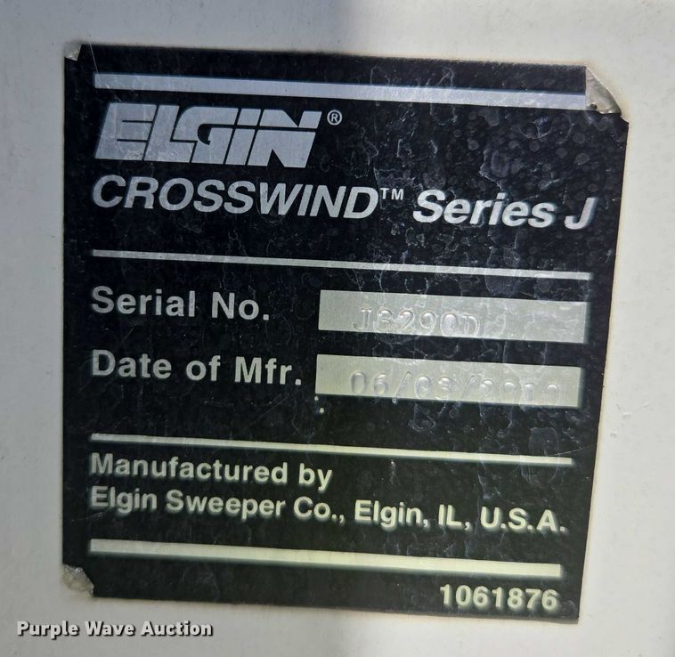 image for item EC1034 2010 Elgin 3300 street sweeper truck