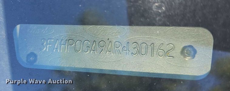 image for item EF3521 2010 Ford Fusion S 