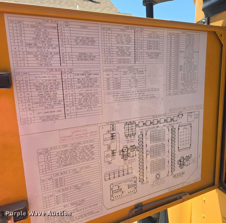 image for item EF3541 2011 Blue Bird Vision school bus
